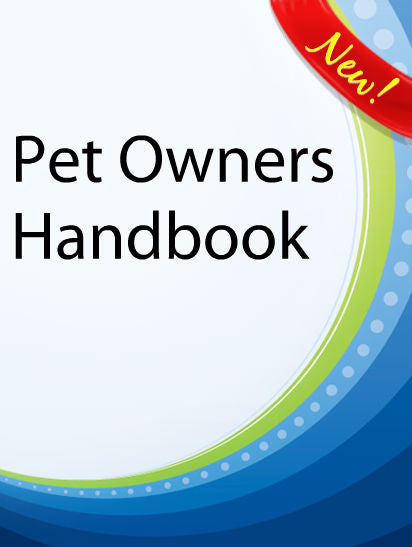 Pet Owner’s Handbook  PLR Ebook